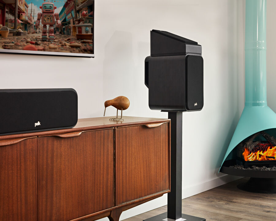 Polk Audio ES90 Signature Elite Atmos Speakers Pair - Immersive 3D Surround Sound with Dolby Atmos Compatibility