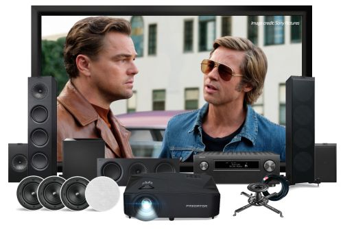Acer Predator GD711 4K 3D Projector, Denon AVC-X6700H Receiver, KEF Q950 5.1.4 (7.1.2) Speakers & Screen Gaming Home Theatre Package | Custom Pack 5
