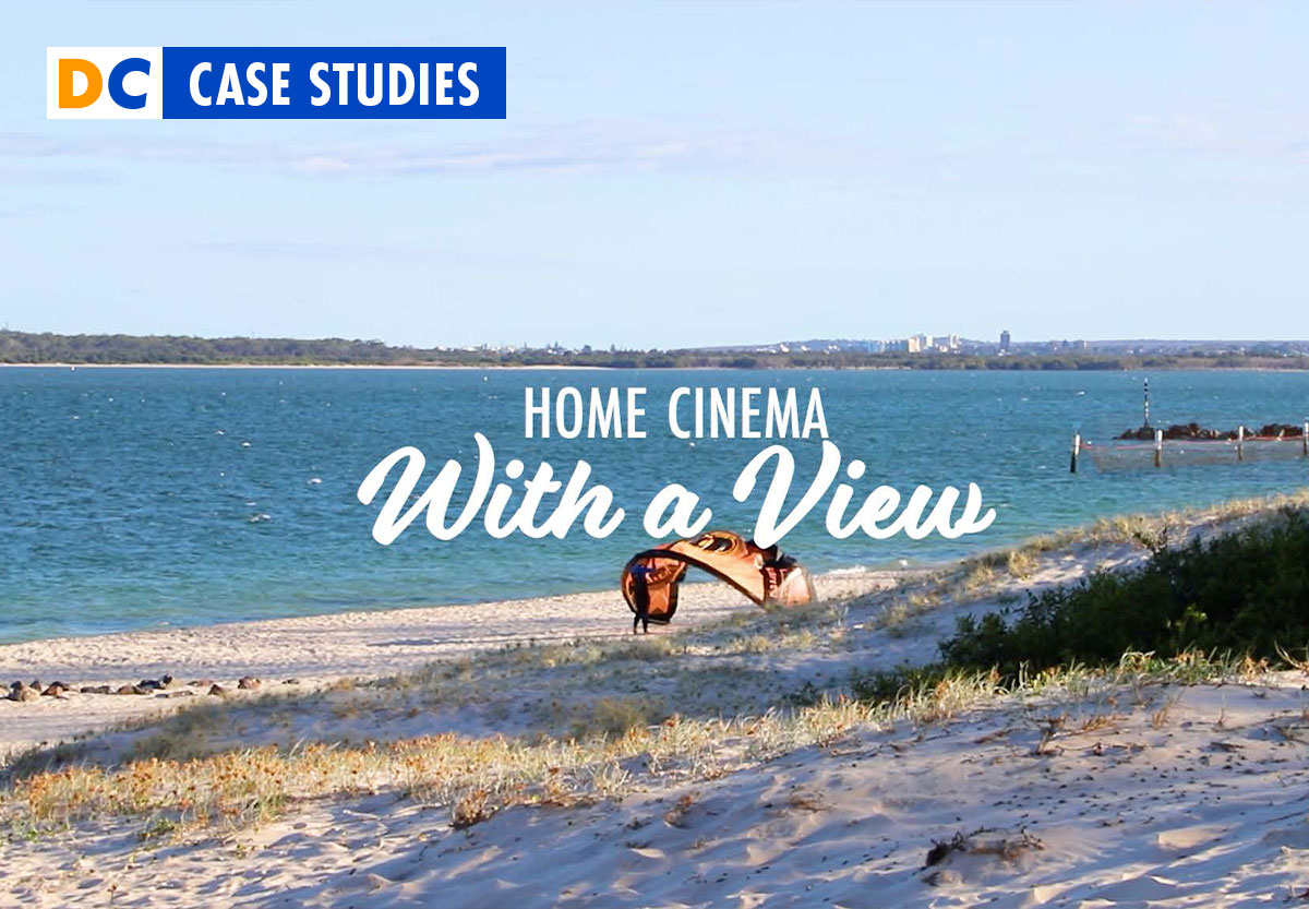 Home cinema with a view!