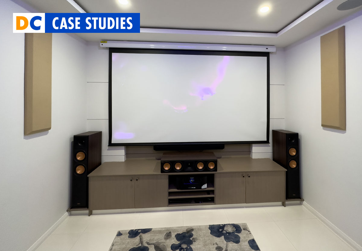 Convert the front sitting room into home cinema.