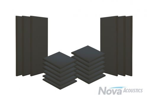 Nova Acoustic SoundBlock The Davenport Sound Absorber Panels Pack (Set of 18)