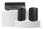 Denon HEOS AMP HS2 Wireless Amplifier & Polk Atrium 5 All-Weather Outdoor Loudspeakers Hi-Fi Stereo System