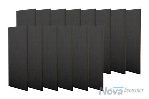 Nova Acoustic SoundBlock Grand Theatre Sound Absorber Panels Pack (Set of 14)