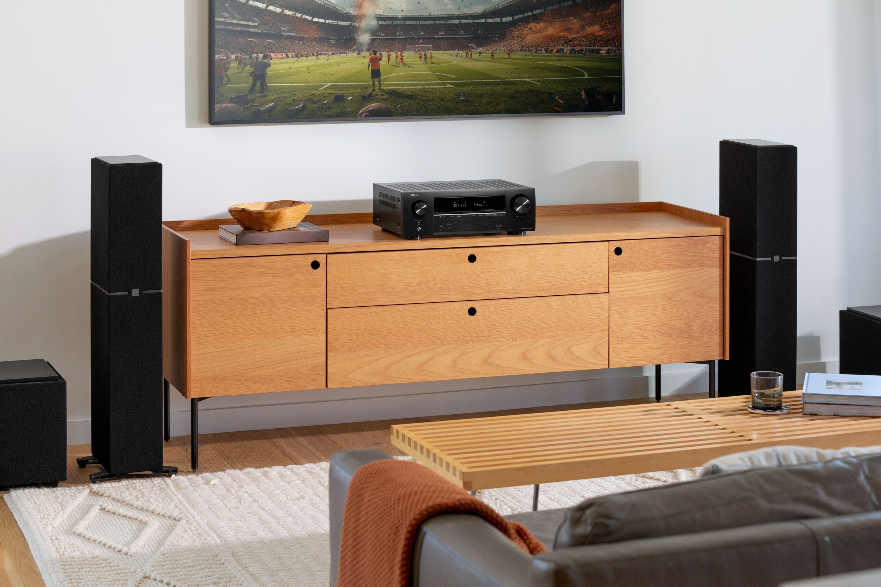 Denon AVR-X1800H 7.2 Channel 8K UHD Home Theatre AV Receiver | Atmos | eARC | HDR