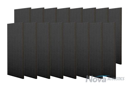 Nova Acoustic SoundBlock Hollywood Sound Absorber Panels Pack (Set of 16)