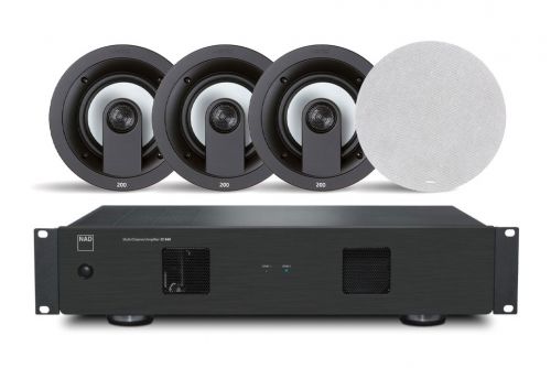 NAD CI 940 Amplifier & Jamo IC 206 FG In-Ceiling Speakers Hi-Fi Stereo System | Multi-Room Stereo Sound