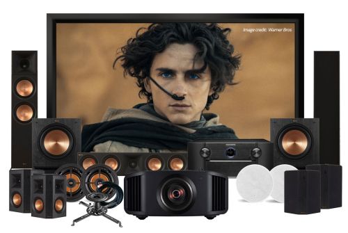 JVC DLA-NZ7 8K Projector, Marantz SR8015 Receiver & Klipsch Truman Speakers 7.2.4 (11.2) Complete Home Theatre Package | Custom Pack 11