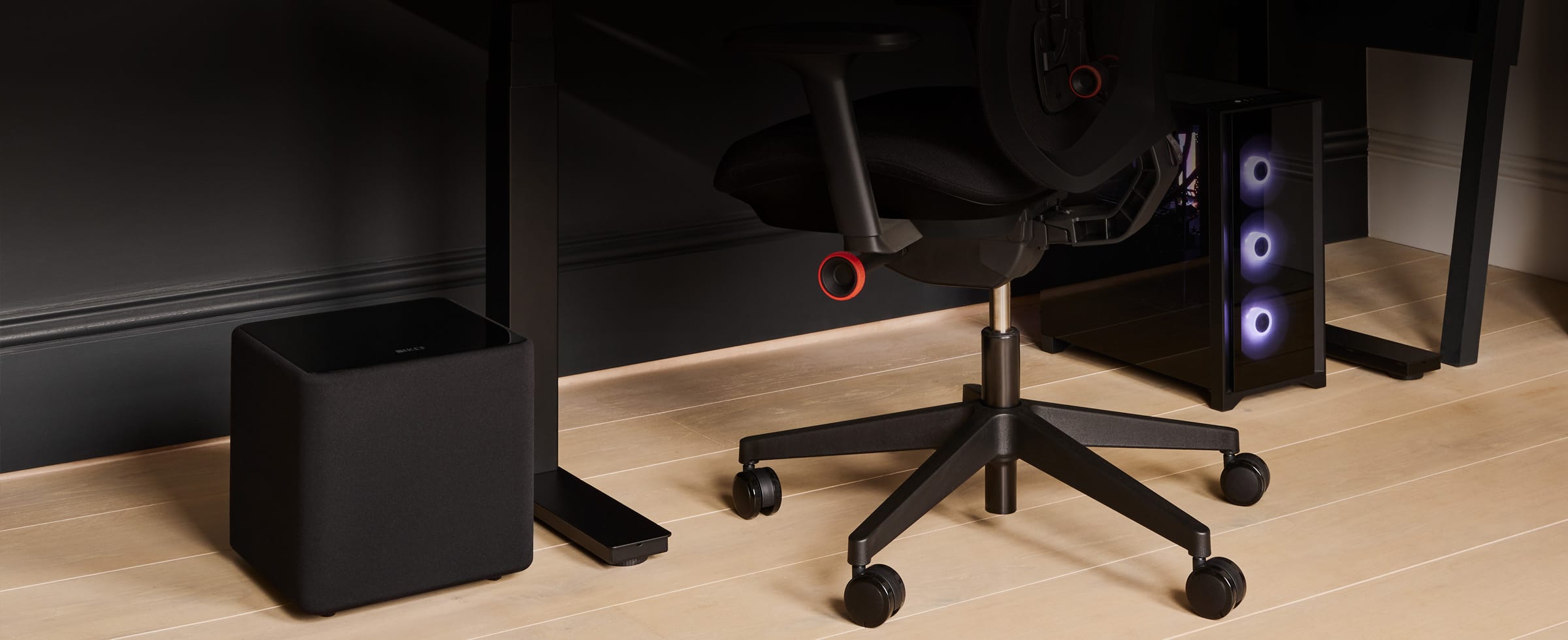 KEF KUBE 8 MIE 8-Inch Active/Powered Subwoofer - Seamless elegance