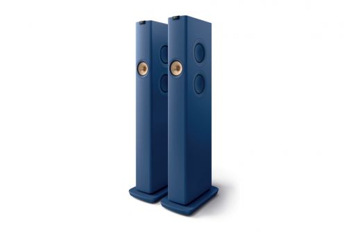 KEF LS60 Wireless Active/Powered Floorstanding Speakers Pair Royal Blue