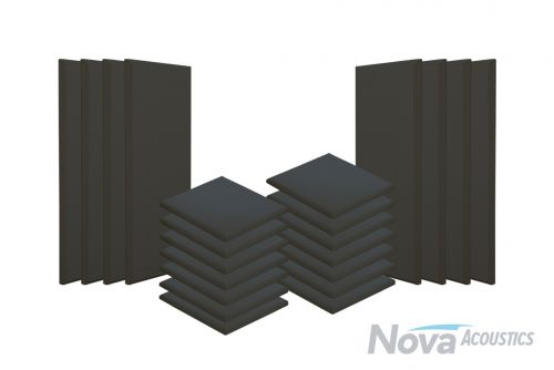 Nova Acoustic SoundBlock The Lincoln Sound Absorber Panels Pack (Set of 22)