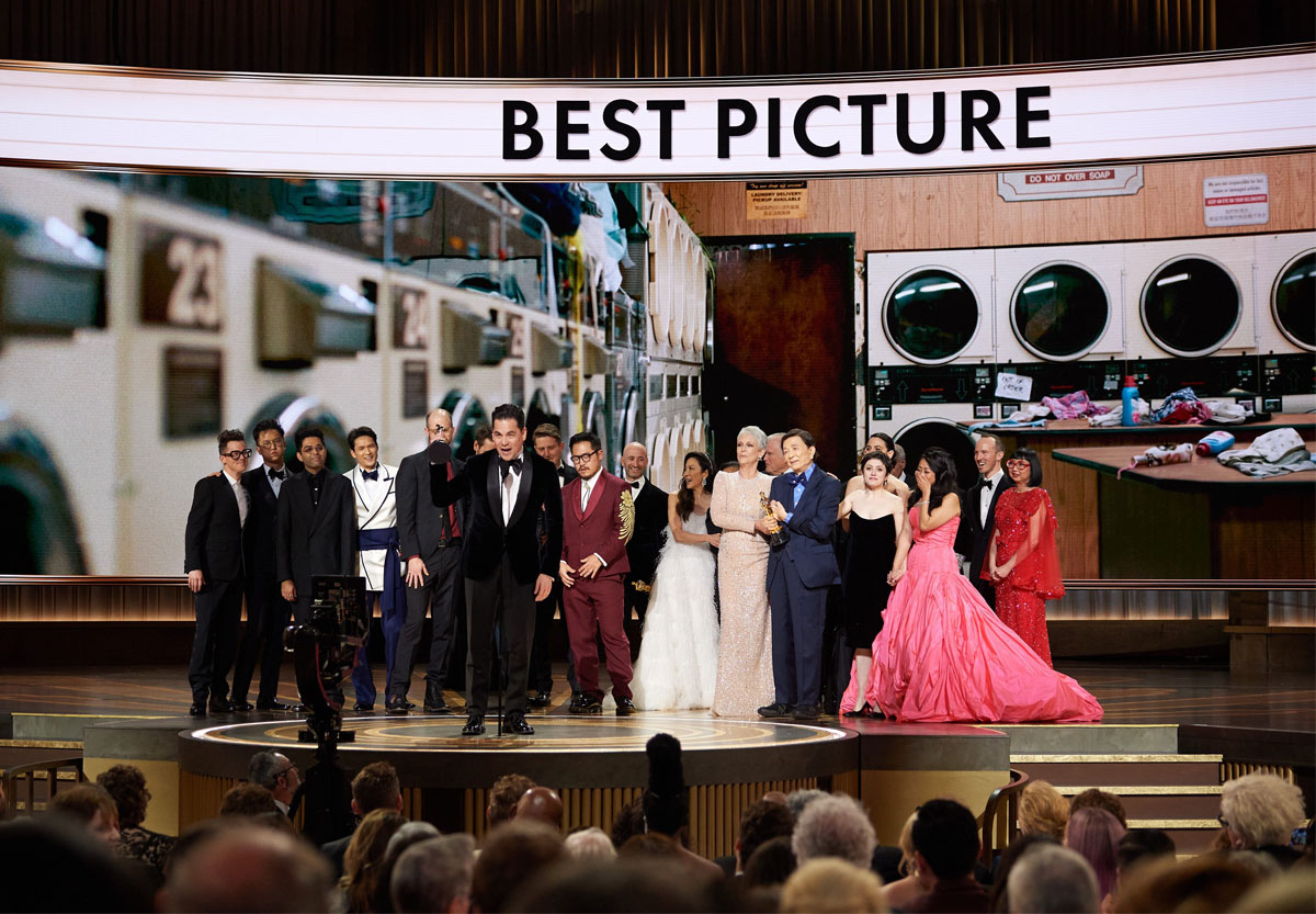 Are you happy or sad that there was nobody slapping anybody at the Oscars this time?