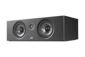 Polk R400 Reserve Series Centre Channel Speaker Black, Right-Angled Front View