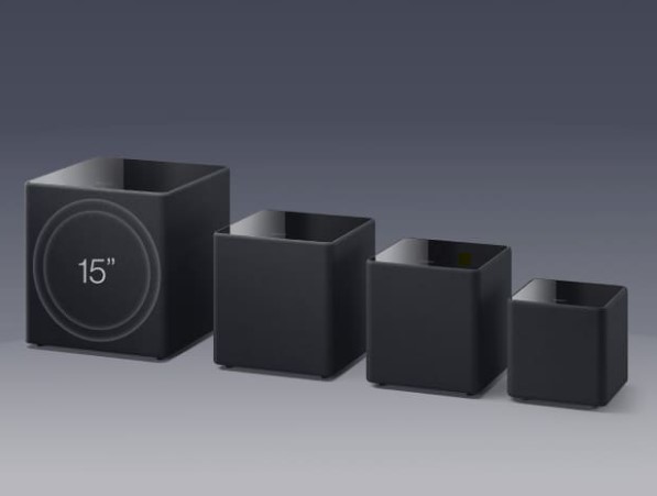 KEF KUBE 15 MIE 15-Inch Active/Powered Subwoofer - Versatile immersion