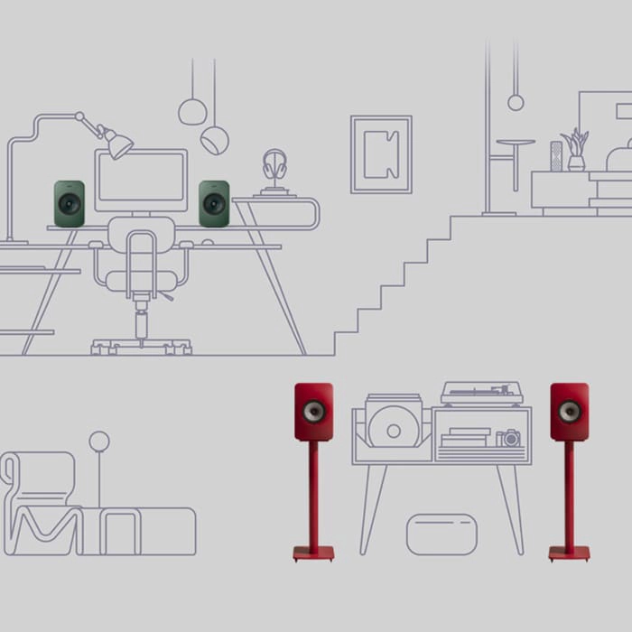 KEF LSX II LT Wireless HiFi Speakers - Same music, same enjoyment for every room